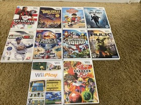 Wii Bundle Console with Games, Controllers, & Accessories - Tested!