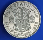 1938 George VI 50% Silver half crown 2/6 coin          [34321]