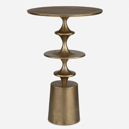 Uttermost Flight Brass Accent Table - Picture 2 of 6