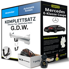 Anhängerkupplung abnehmbar für MERCEDES E-Klasse Coupe +E-Satz Kit (AHK+ES)