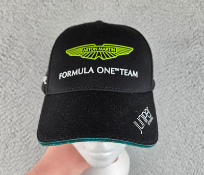 Aston Martin Boss Cognizant Official Formula One F1 Racing Team Cap Hat Black