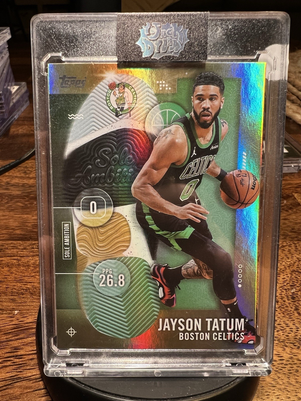 2025 Topps Basketball Jayson Tatum Sole Ambition SA-6 SSP Case Hit