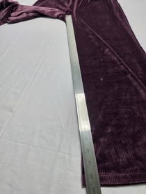 Victoria's Secret Corduroy Pants Womens S Purple Relaxed Fit Wide Leg Drawstring