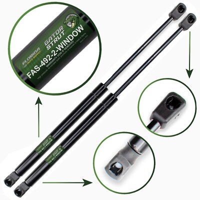 Two Rear Window Glass Lift Supports FAS-492-2 Fits 2004-2011 Mitsubishi Endeavor