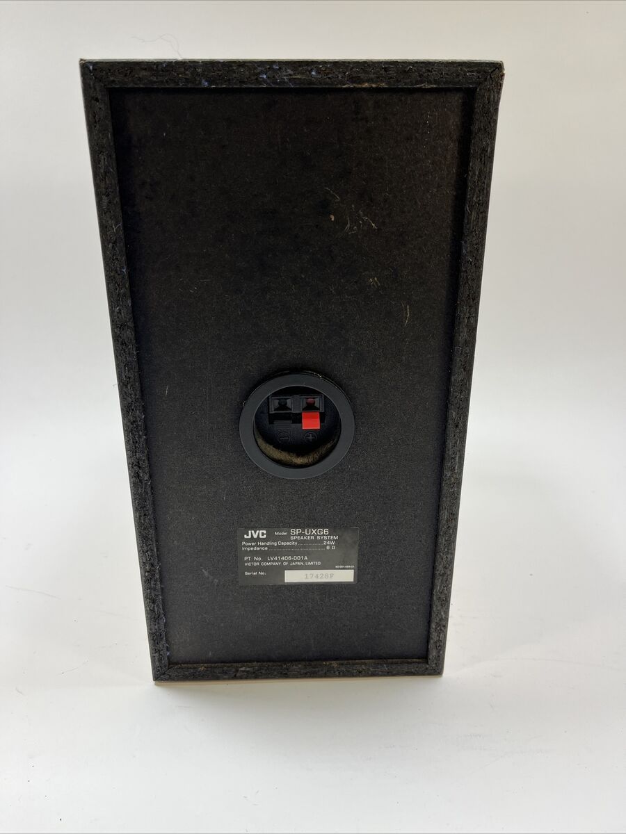 JVC Right and Left Vintage Speakers System SP-UXG6 24 Watt JVC Right and Left Vintage Speakers System SP-UXG6 24 Watt