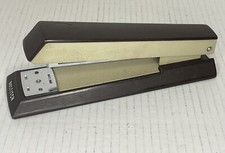 Bostitch Stapler Model B III Made in USA Vintage Beige Brown MCM School Work