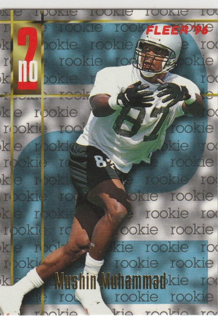 1996 Fleer #172 Muhsin Muhammad RC Carolina Panthers