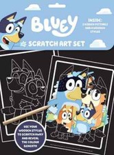 Bluey scratchart set