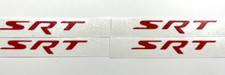 Red Srt Wheel Center Cap Overlay Decal Set For 2015-2023 Dodge Challengers