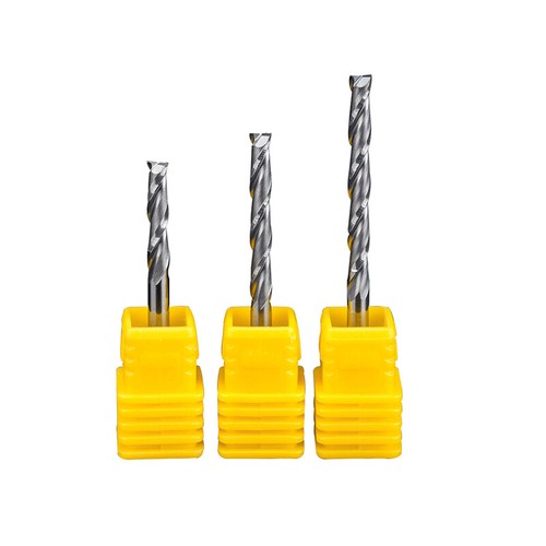 3.175mm Shank Double Flute Mill Spiral Cutter CNC Router Bits Carving Knife Tool - Picture 2 of 26