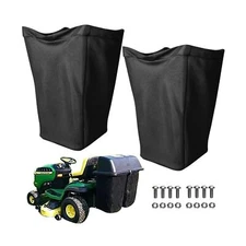 MWEDP 2 Set of AM122416 Grass Bag, Compatible with John Deere AM101602 Grass ...