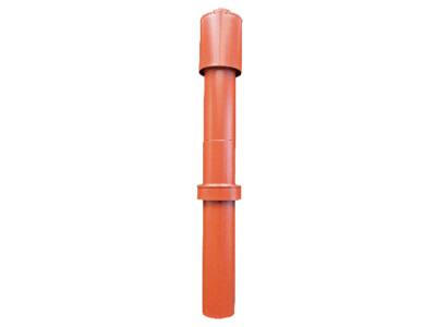 TTC Abgas Dachheizzentrale Farbe Terrakotta 600 mm über Dach DN 60/100