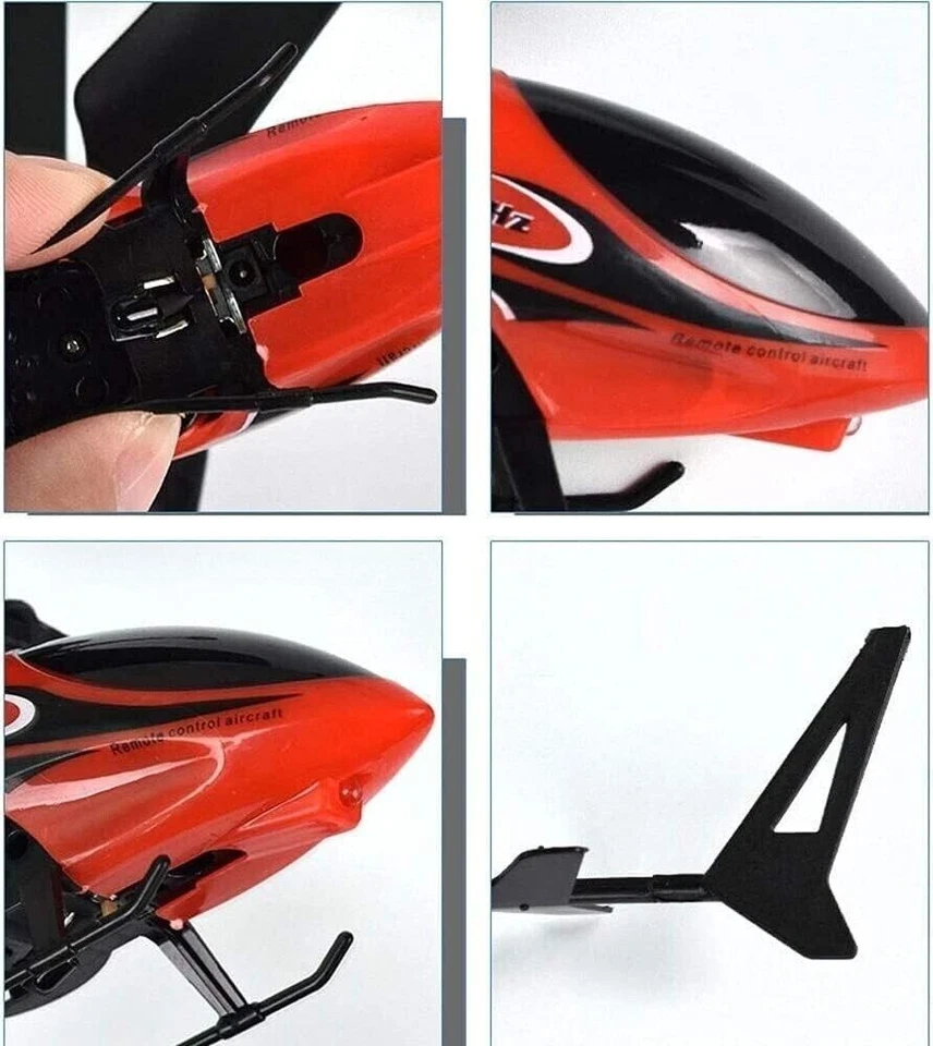 ELICOTTERO RADIOCOMANDATO MINI DRONE GIOCATTOLO RICARICABILE 2 CANALI CON LUCE - Immagine 4 di 4