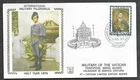 Vatican 1975 Holy Year SWISS GUARD Halbadier in Service Uniform FDC # 47