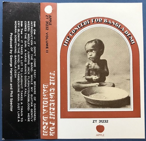 George Harrison CONCERT FOR BANGLADESH Cassettes ZT31231/2 **1ST ISSUE 1972** - Picture 15 of 16