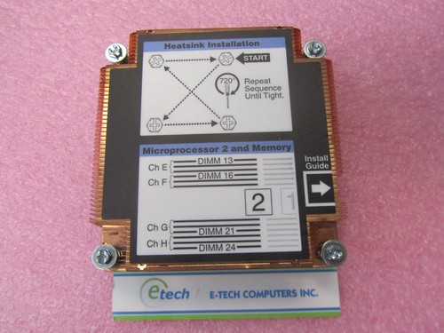 81Y4326- IBM Flex System x240 CPU 2 Heatsink, 135W TDP, works for x240M5 00KJ000 - Picture 2 of 3