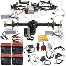 Front Drive Axle 34'' Rear Axle Kit 1000W Differential Motor for 4 Wheeler Buggy