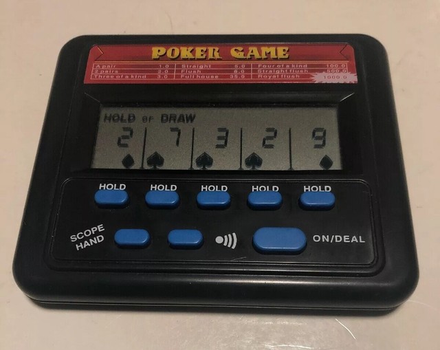 Electronic Pocket Poker Game eBay