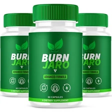(3 Pack) Burn Jaro Weight Management Supplement BurnJaro Capsules (180 Capsules)