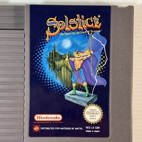 NES Solstice Game Nintendo Entertainment System PAL Cartridge Original GBR