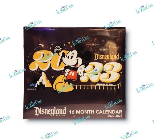 DISNEYLAND 2022 2023 16 MONTH WALL CALENDAR EBay