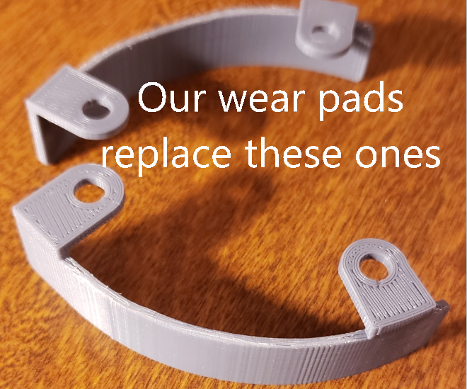 Replacement for Greenworks Snow Thrower Blower Wear Pads 40v 60v 80v