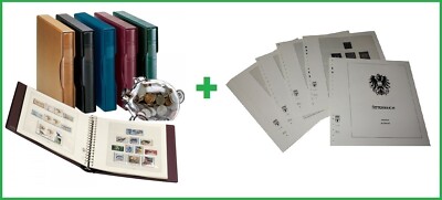 Lindner-208-1124V-Republik-Österreich-Vordruckalbum T-Blätter 1968-1974