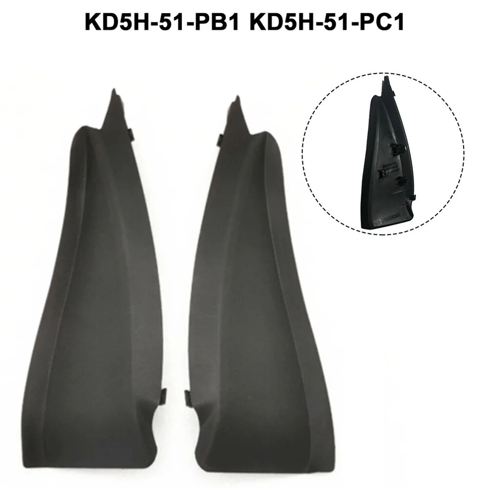 2pcs Front Windshield Wrap Corner Trim Drain Panel Trim For Mazda