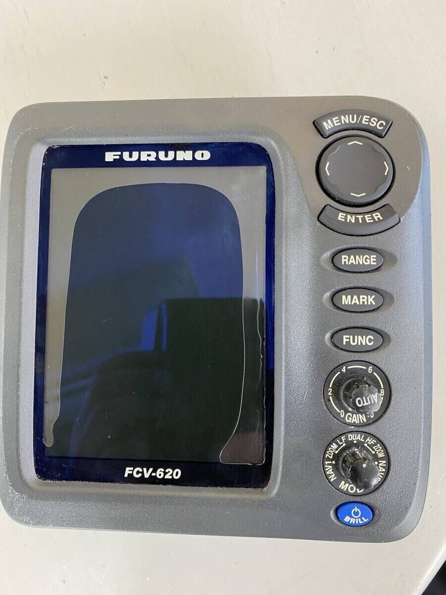 FURUNO FCV-620 Fish finder Dual-frequency Color LCD Tested FURUNO FCV-620 Fish finder Dual-frequency Color LCD Tested