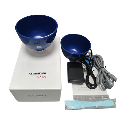 Dental Impression Alginate Mixer Plaster Gypsum Mixing Machine Foot Pedal GX100