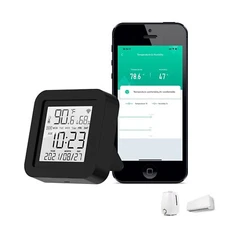 MOES Smart Temperature Humidity Monitor with IR Remote Control, Tuya WiFi Tem...
