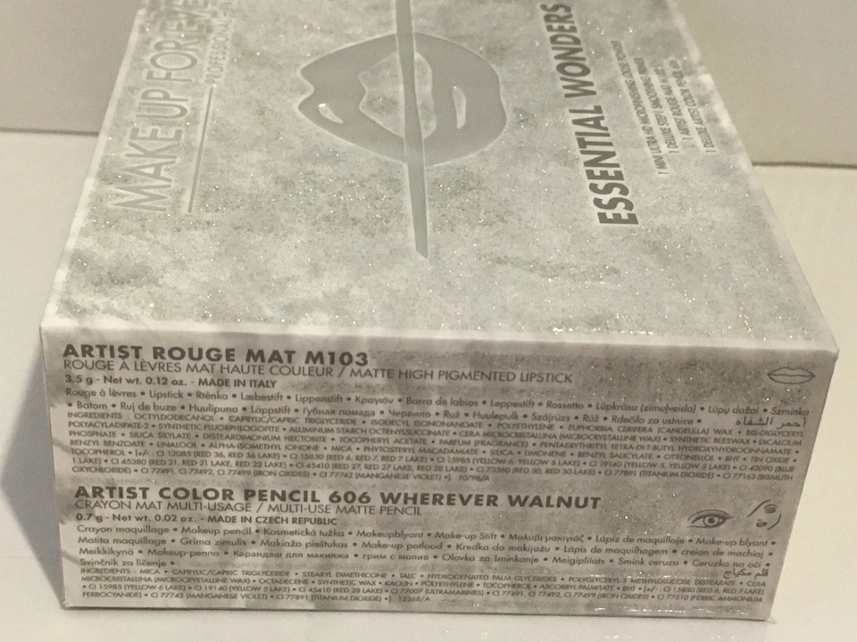 Make Up For Ever ESSENTIAL WONDERS Gift Set For Eyes, Lips & Skins 4 Pieces NIB - Image 4 of 4