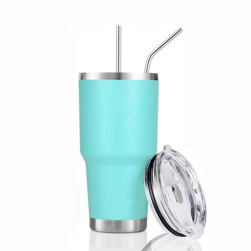 30oz Tumbler Double Wall Vacuum Insulated Travel Mug, Stainless Steel with Lid - Picture 24 of 25