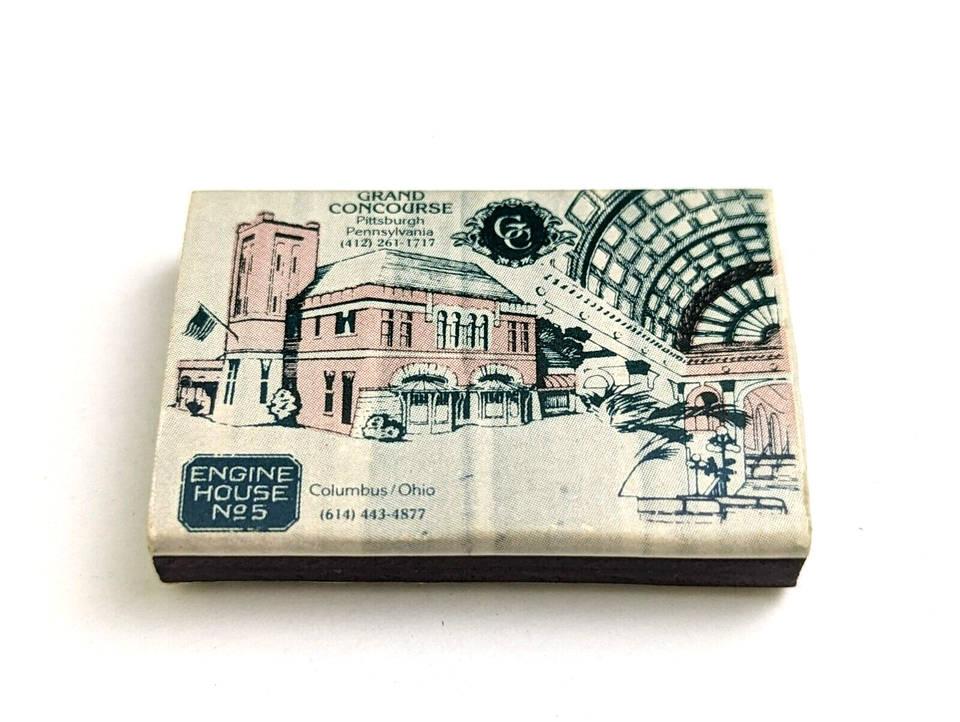 Vtg Matchbox Matches Engine House No 5 Candy Dance Charley's Crab