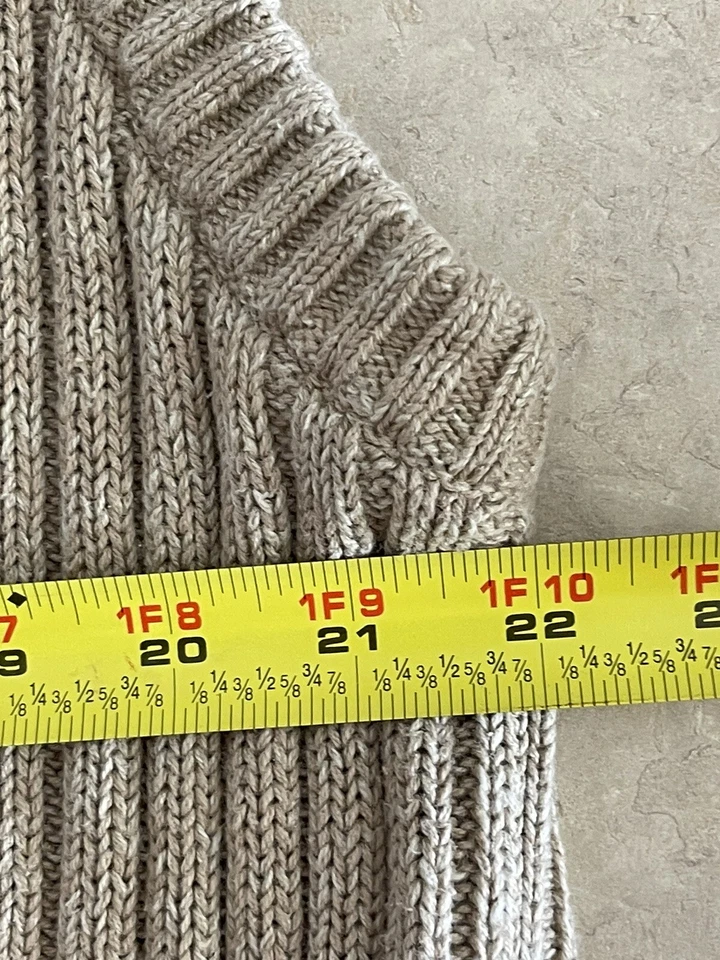 Chaleco Suéter High Sierra De Colección Cuello en V Sin Mangas Para Hombre XL Beige Papá Abuelo Foto 4 de 4