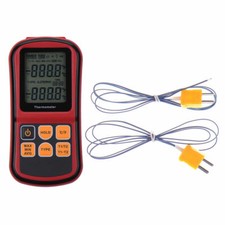 Temperatur Messger&auml;t mit Zwei K-Typ Thermoelemente f&uuml;r K/J/T/E/R/S/N Typ