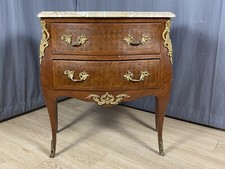 PICCOLO CASSETTONE COMO’ MOSSO INTARSIATO ANTICO NAPOLEONE III CM. 86