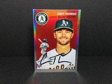 2023 Chrome Platinum Anniversary #104 Cody Thomas, Athletics (RC) - Refractor