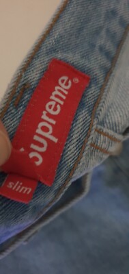 SS22 Supreme stone washed slim jeans 34 W34 L32 seldvedge SS22 Supreme stone washed slim jeans 34 W34 L32 seldvedge