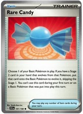 Pokémon TCG Scarlet & Violet - Rare Candy - 191/198 Common Item Card
