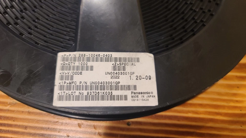 Катушка высокоэффективного модуля звукоусиления GaAs 1000 штук - Panasonic UN00403-001QP - Изображение 2 из 3