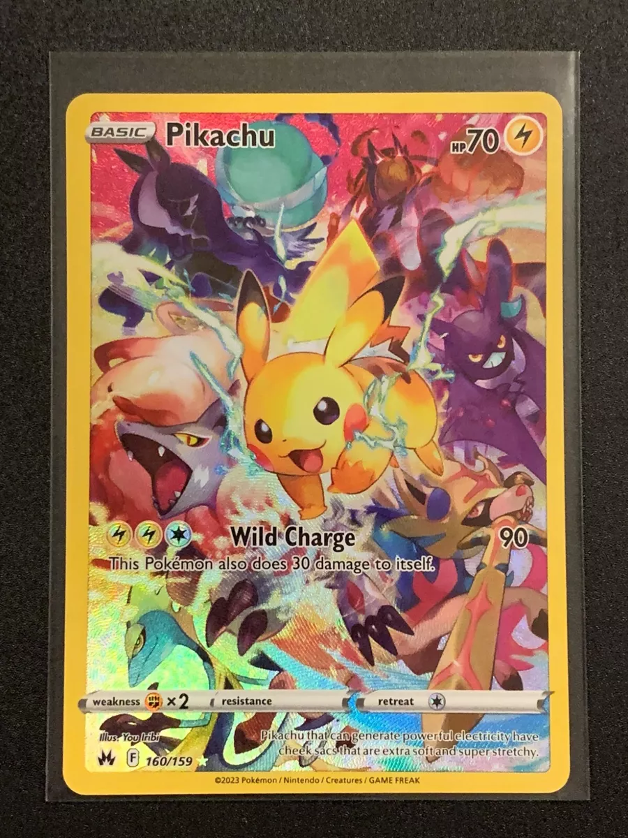 Pokémon TCG Crown Zenith Pikachu VMAX Special Collection Trading Card –  Archies Toys