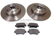 VAUXHALL ZAFIRA MK2 1.7 CDTi ECOFLEX 09-14 REAR 2 BRAKE DISCS & PADS SET NEW