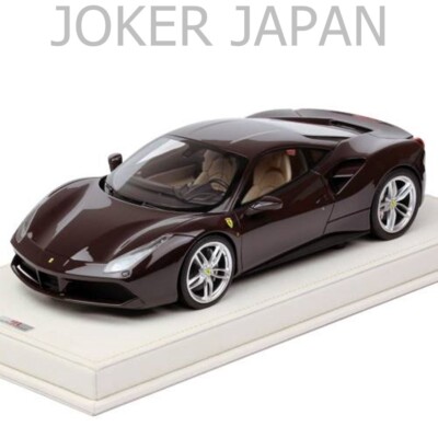 MR Collection 1/18 Ferrari 488Gtb Geneva Motor Show 2015 Vinaccia Dark Red FE15F