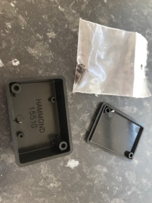 Boîtier Euro Hammond Electronics 1551GFLBK ABS Noir 50 X 35 X 20 1 Pc(s