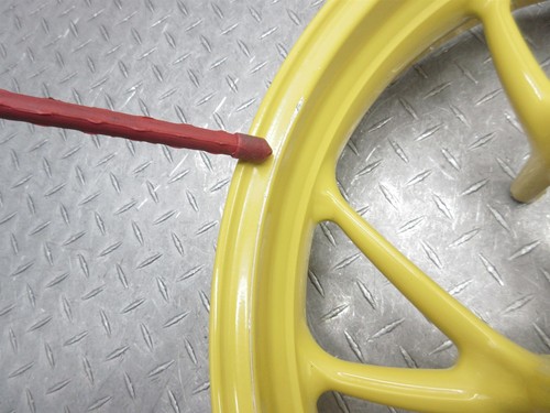 2005 04-08 BMW K1200 K1200S Front Wheel Rim 17x3.5 Straight True Video OEM - Picture 6 of 14