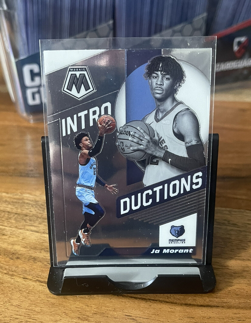 2019-20 Mosaic Basketball Ja Morant Introductions Rookie RC #7 Memphis Grizzlies