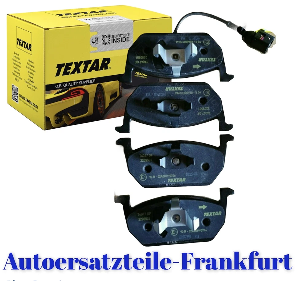 TEXTAR Bremsbeläge VORNE VW GOLF 7 + AUDI A3 8V + SEAT LEON 5F SKODA OCTAVIA 5E - Bild 4 von 4