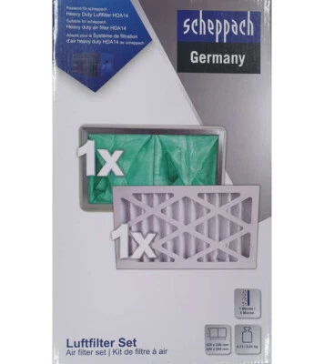 Scheppach Replacement HDA-14 Air Filter set (1x Internal 1x External) 7903000703