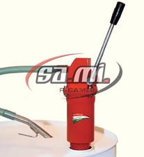 POMPA TRAVASO OLIO GASOLIO MANUALE COMPLETA A LEVA E ROTATORIA